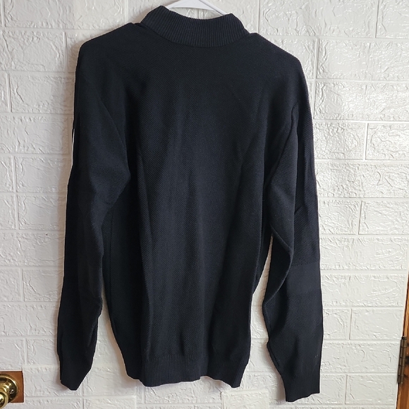 Adidas Black Jacket with Colorful Logo and White Stripes KU Jayhawks - Picture 4 of 7